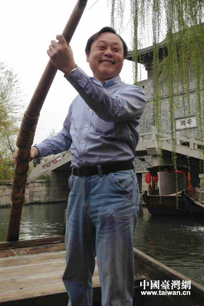 天津帝十三廣告公司總經(jīng)理陳炳宏。(