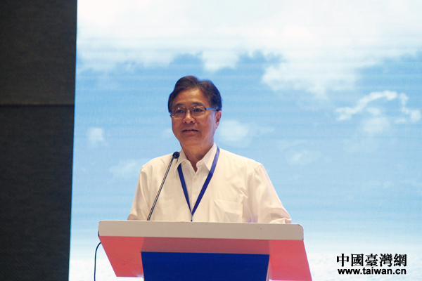 臺灣大學教授周仲島出席論壇并致辭。(中國臺灣網(wǎng) 王怡然 攝) 臺灣大學教授周仲島出席論壇并致辭。(中國臺灣網(wǎng) 王怡然 攝)