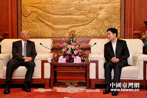 副省長甘霖會見臺灣第一銀行董事長蔡慶年先生 副省長甘霖會見臺灣第一銀行董事長蔡慶年先生