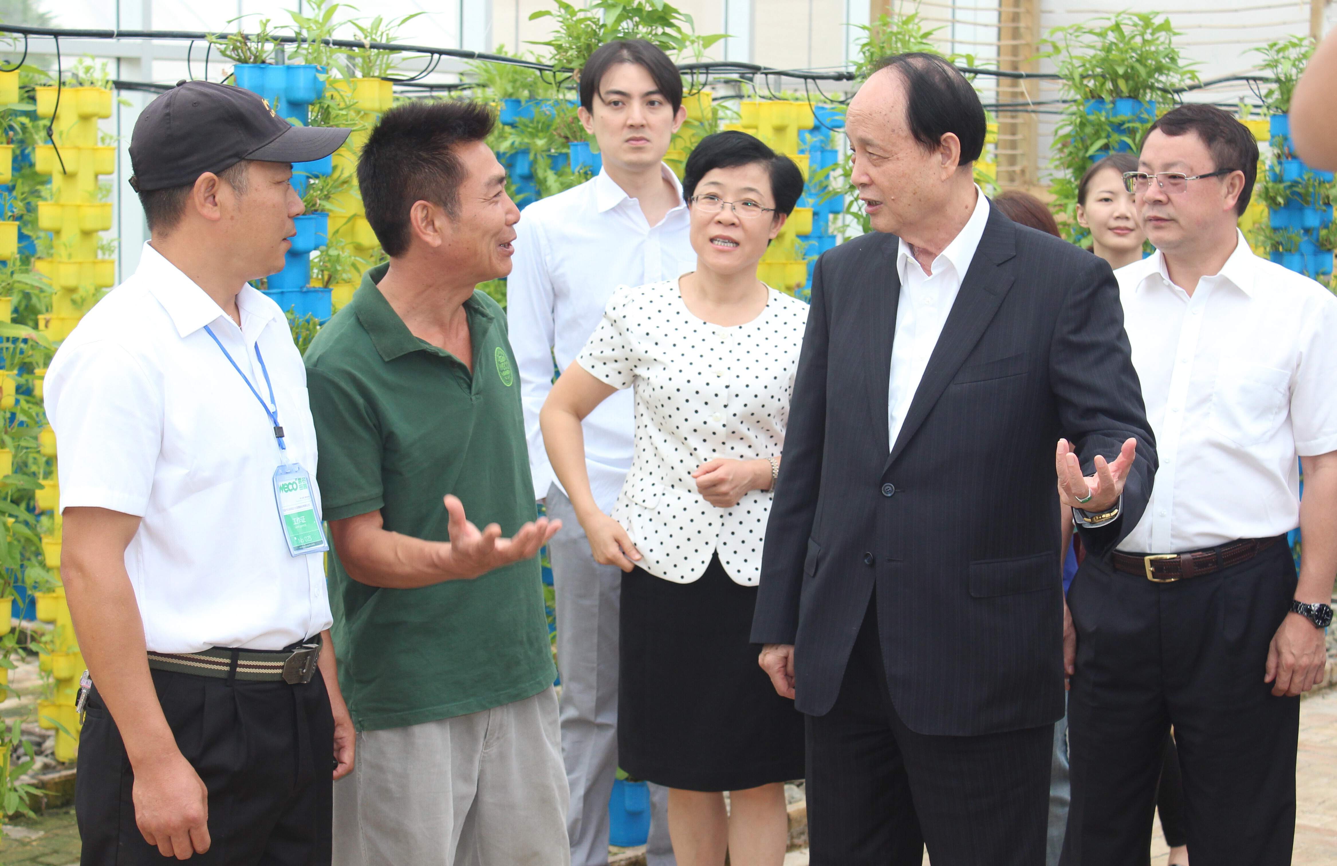 考察云谷田園與臺灣技術人員交流 考察云谷田園與臺灣技術人員交流