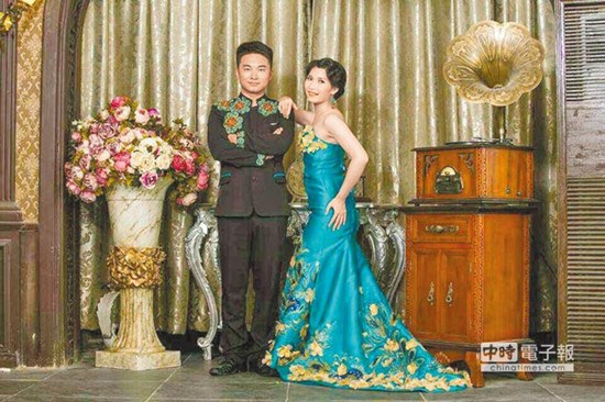 茶葉結緣臺灣美人嫁孔子第77代嫡孫(圖)