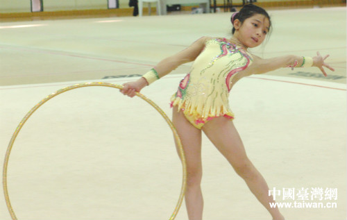 訓練中的臺北體操小運動員 訓練中的臺北體操小運動員