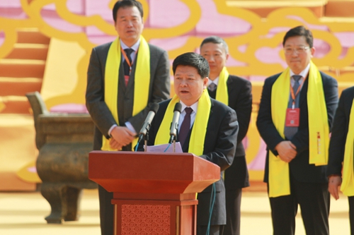 國臺辦副主任龍明彪在開幕式上致辭 國臺辦副主任龍明彪在開幕式上致辭