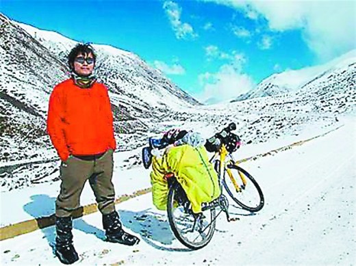 患白血病臺灣小伙14個月騎行大半個中國(圖)