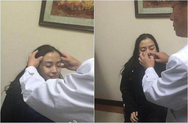 Angelababy今早火速做臉部鑒定 現場圖片曝光(圖)