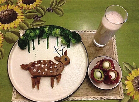 萌翻了!媽媽為女兒做“童話早餐” 生活是創(chuàng)意靈感來源(組圖)