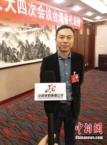 全國人大代表、武漢理工大學華夏學院董事長張曉東 (民生 攝)