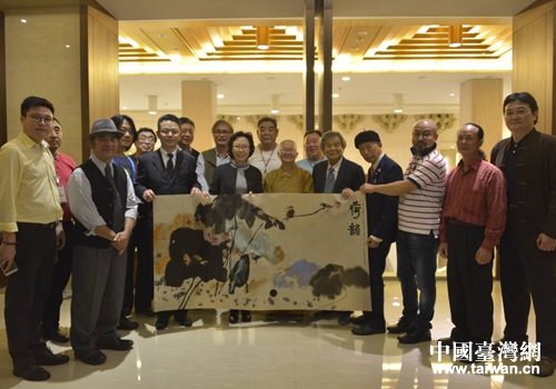 冀臺兩地書畫家合影留念 冀臺兩地書畫家合影留念