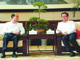 海協會會長陳德銘:兩岸貨貿難比中韓FTA先完成