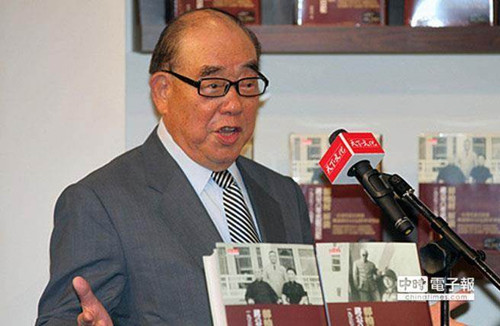 郝柏村呼吁選民:不能因為對馬英九不滿就不投票