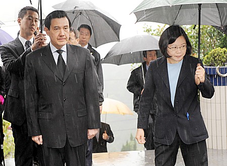 馬英九與蔡英文 馬英九與蔡英文