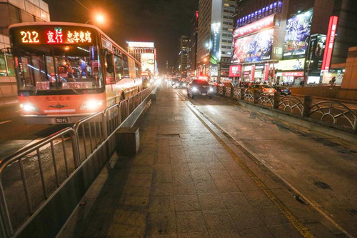 臺北市拆除公交車專用道 臺交通部門或追回補助款(圖) 臺北市拆除公交車專用道 臺交通部門或追回補助款(圖)