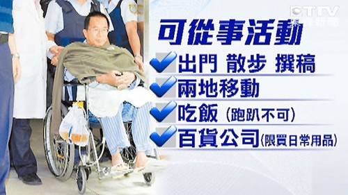 陳水扁保外就醫(yī)等同釋放? 臺灣高官:回籠率3成(圖) 陳水扁保外就醫(yī)等同釋放? 臺灣高官:回籠率3成(圖)