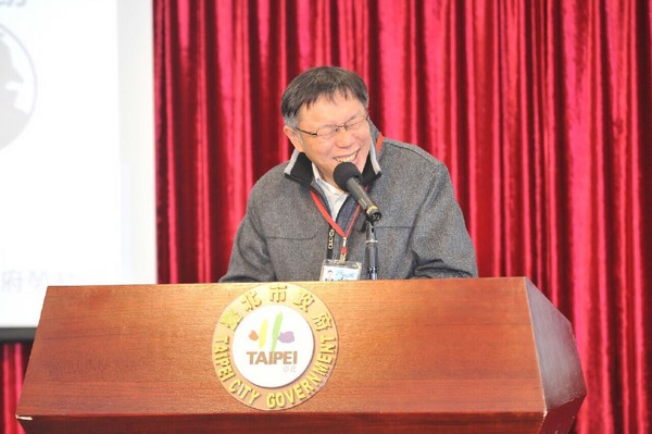 柯文哲出席市政會議后記者會 柯文哲出席市政會議后記者會