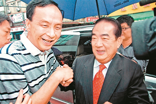 朱立倫向宋楚瑜請益最快下周會面(網絡圖) 朱立倫向宋楚瑜請益最快下周會面(網絡圖)