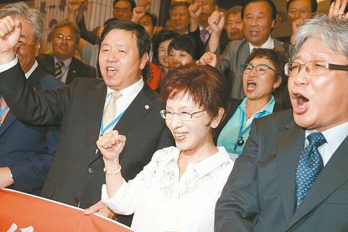 洪秀柱自言參選最最大貢獻在于凝聚藍營士氣。(圖/聯合新聞網) 洪秀柱自言參選最最大貢獻在于凝聚藍營士氣。(圖/聯合新聞網)