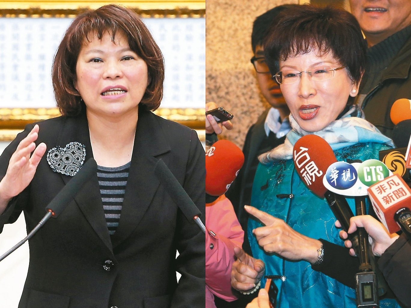 黃敏惠參選國民黨主席被指黨內“防洪”延長賽開打 黃敏惠參選國民黨主席被指黨內“防洪”延長賽開打