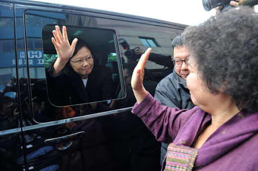 蔡英文此前表態稱支持陳菊登陸 蔡英文此前表態稱支持陳菊登陸