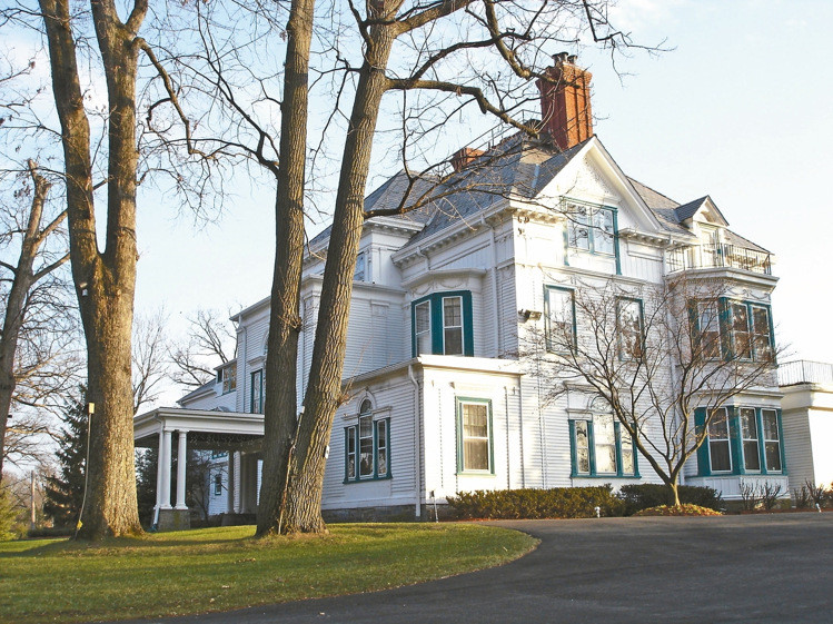 圖為“駐美代表處”館產雙橡園主屋 圖為“駐美代表處”館產雙橡園主屋