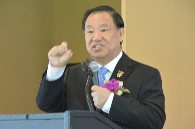 圖為葛永光博士,于17日宣布將參與角逐2018年臺(tái)北市長(zhǎng)寶座。(圖片來(lái)源:臺(tái)灣《聯(lián)合報(bào)》) 圖為葛永光博士,于17日宣布將參與角逐2018年臺(tái)北市長(zhǎng)寶座。(圖片來(lái)源:臺(tái)灣《聯(lián)合報(bào)》)