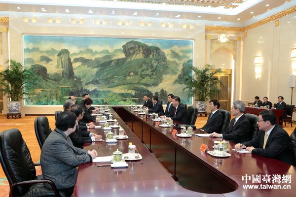 習近平總書記會見中國國民黨主席洪秀柱 習近平總書記會見中國國民黨主席洪秀柱