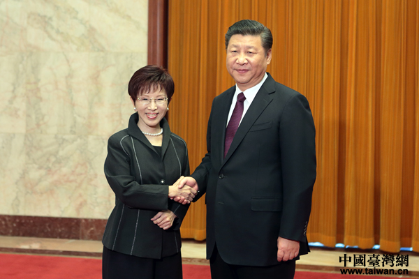 習近平總書記會見中國國民黨主席洪秀柱 習近平總書記會見中國國民黨主席洪秀柱