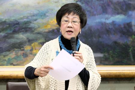 呂秀蓮向蔡英文喊話:再不努力臺灣會亡在你手里 呂秀蓮向蔡英文喊話:再不努力臺灣會亡在你手里