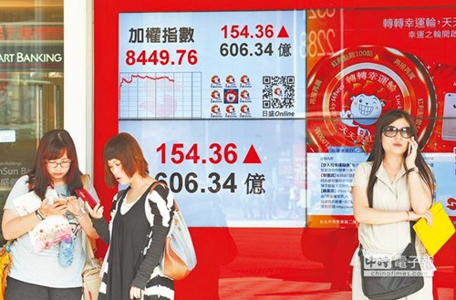 臺當局:大陸散戶買臺股最快明年1月上路(圖)