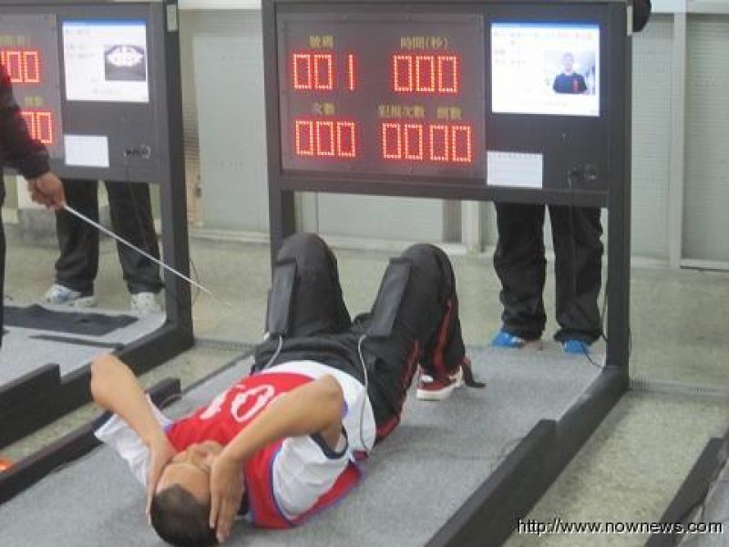 臺軍士兵進行體能訓練 臺軍士兵進行體能訓練