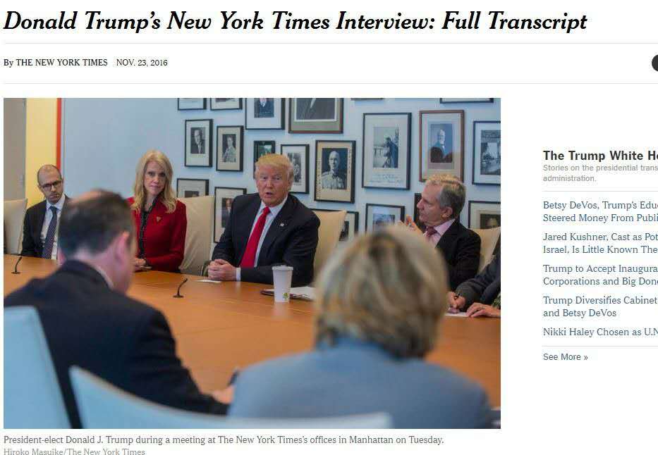 特朗普訪《紐約時報》 蔣介石竟然在身后!(圖片來源:臺灣東森新聞云) 特朗普訪《紐約時報》 蔣介石竟然在身后!(圖片來源:臺灣東森新聞云)