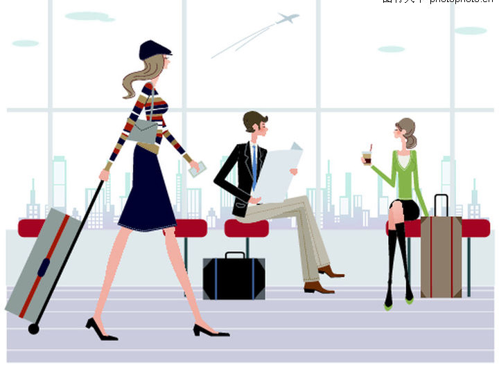 候機(jī)示意圖 候機(jī)示意圖