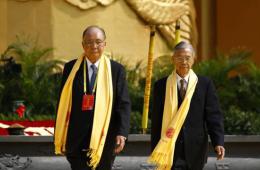 黃帝故里拜祖大典舉行 國(guó)民黨大佬敬獻(xiàn)頭炷香