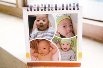 臺新手爸媽制作寶貝萌月歷走紅 網友稱心都融化了(圖) 臺新手爸媽制作寶貝萌月歷走紅 網友稱心都融化了(圖)