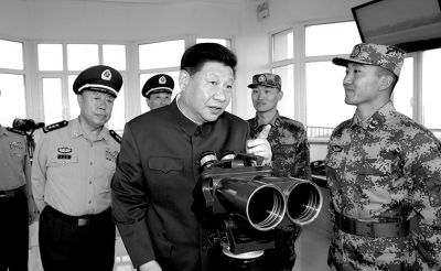 習近平登上駐黑瞎子島邊防某團10連東極哨所,了解官兵執勤情況