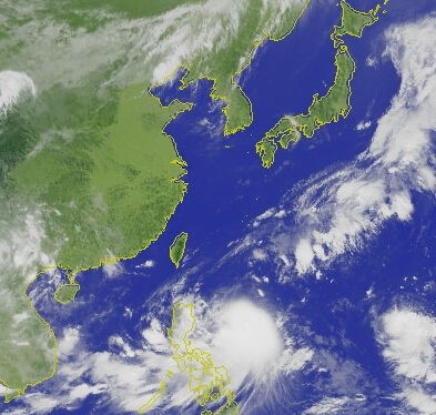 中臺麥德姆恐穿心侵臺,最快下午5點半海警。(臺媒圖) 中臺麥德姆恐穿心侵臺,最快下午5點半海警。(臺媒圖)