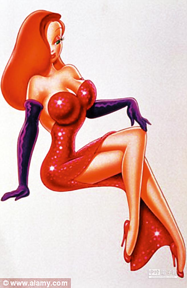 卡通《誰陷害了兔子羅杰》中“兔女郎”潔西卡 卡通《誰陷害了兔子羅杰》中“兔女郎”潔西卡