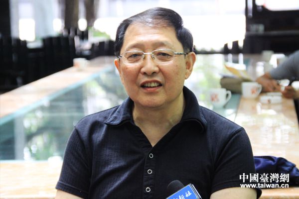 張自忠嫡孫張慶成。(中國臺灣網記者 宣玲玲 攝) 張自忠嫡孫張慶成。(中國臺灣網記者 宣玲玲 攝)