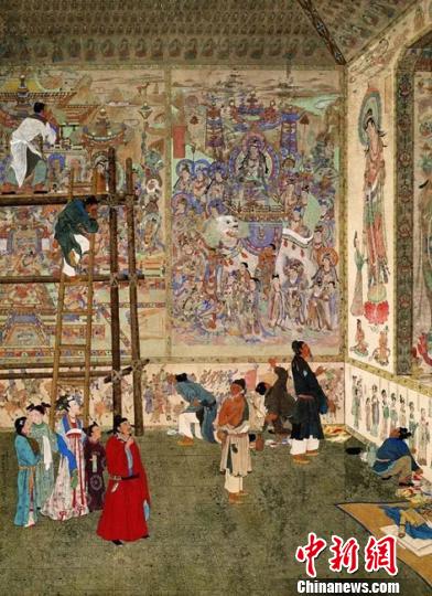 敦煌壁畫內外的勞動者:千年不輟的“孤守”(圖)