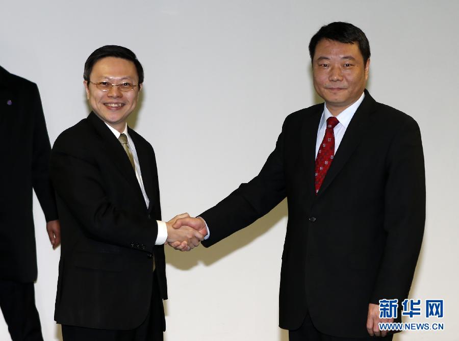 (XHDW)臺(tái)灣陸委會(huì)負(fù)責(zé)人王郁琦抵達(dá)南京 (XHDW)臺(tái)灣陸委會(huì)負(fù)責(zé)人王郁琦抵達(dá)南京