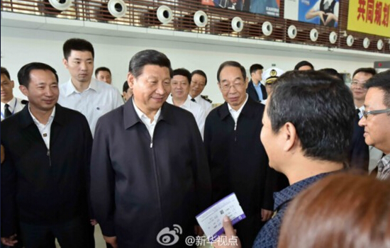 習近平在福建平潭考察 祝臺胞“事業發達” 習近平在福建平潭考察 祝臺胞“事業發達”