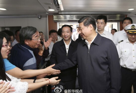 習近平在福建平潭考察 祝臺胞“事業發達” 習近平在福建平潭考察 祝臺胞“事業發達”