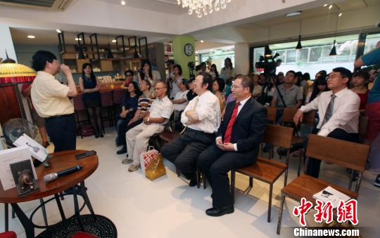 5月29日,長篇紀實文學劇本《中國人胡適之》繁體版新書發(fā)表會在臺北舉行。圖為發(fā)表會現(xiàn)場。 黃少華 攝