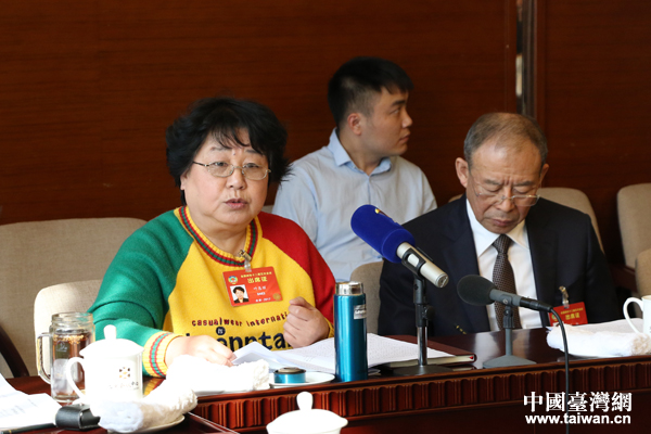 臺籍委員葉惠麗:臺灣基層民眾驚嘆“萬萬沒想到” 臺籍委員葉惠麗:臺灣基層民眾驚嘆“萬萬沒想到”