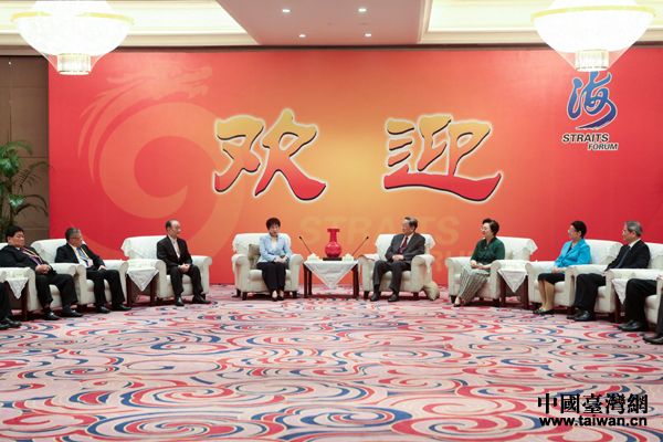 俞正聲會見出席第九屆海峽論壇兩岸各界人士 俞正聲會見出席第九屆海峽論壇兩岸各界人士