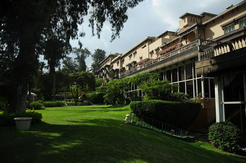 “丘吉爾花園”——《開羅宣言》發布前三國首腦在此召開新聞發布會(攝影 王蕾)