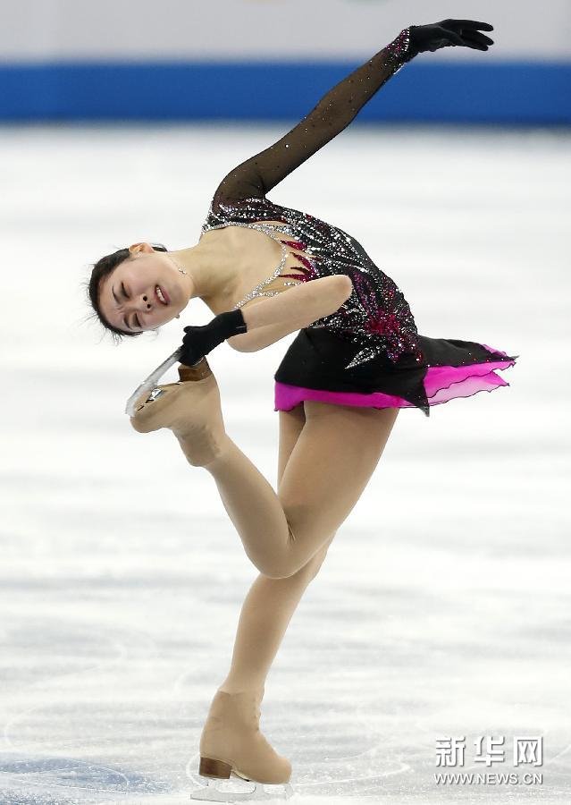 (冬奧會)(1)花樣滑冰——女單短節目:李子君出場 (冬奧會)(1)花樣滑冰——女單短節目:李子君出場